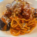 イタリカ - ボローニャ風ミートソースと揚げナス