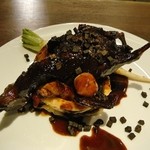 レストランユニック - Vol-au-vent pigeon bebe et foie gras