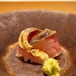 あま木 - ごま鯖の焼き塩造り