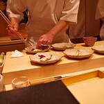 あま木 - カウンターはライブ感凄い