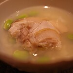 あま木 - はまぐりとえだ豆のおかゆ