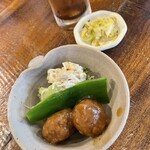 鎗屋町 つぶらや - 小鉢も丁寧な品で美味しい