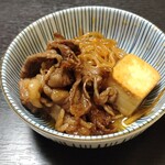 鯛屋旅館 - 3巡目はモモとお豆腐、糸こんにゃく。