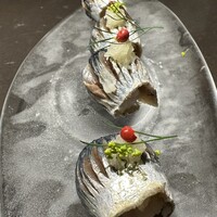 十皿 - 大阪湾・イワシのマリネ　手まり寿司風