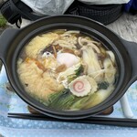 鍋割山荘 - 鍋焼きうどん！