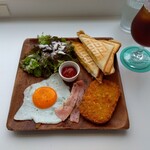 cafe グランデ - ホットサンドのモーニング