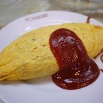 オムライス 1250円。