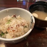あそび割烹 さん葉か - 締めの魚介炊込みごはん