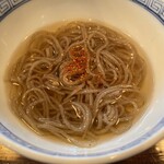 あそび割烹 さん葉か - 箸休めのお蕎麦