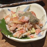 文治 - カニ豆腐、蟹味噌、カニ身＝カニカニカニ