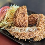 キッチンきずな - 料理写真:メンチカツ定食