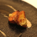 カンテサンス - 蕗の薹ペーストのじゃが芋　(2014/03)