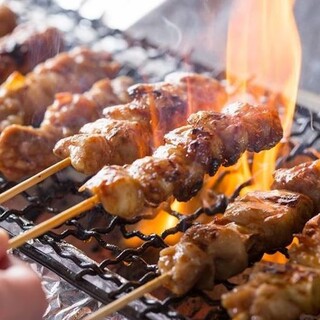 完全個室で味わう！茨城地鶏の炭火焼き鳥