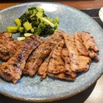 炭焼牛たん 赤兵衛分店 - 牛たん二種盛り