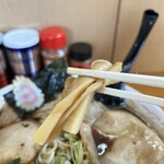 ますや本店 - メンマ　トッピングするべきだった