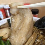 ますや本店 - ロースチャーシュー　薄切りだが肉肉しい