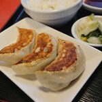 佐野ラ－メン たかの - 塩味ラーメン 餃子3個 半ライス 990円