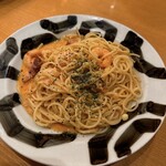 ぎをん椿庵 - 海老とベーコンのトマトクリームソース