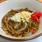 すずのや - 後半はつゆやきそばにしていただきました