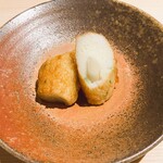 温石 - 葉生姜の揚げしんじょう