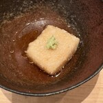 鮨 くりや川 - 揚げ出しごま豆腐