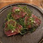 organ - 鰹、アオサ、キュウリ、海苔。