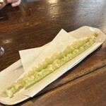 ざいごうどん 本家 わら家 - アスパラ天