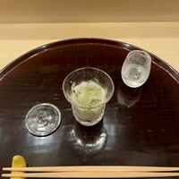 新ばし 笹田 - じゅんさい＋山芋