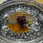 鮨旬美西川 - 生しゃこ刺身　甘くて美味！！