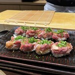 鮨旬美西川 - ねぎトロの具材