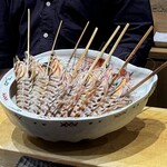 鮨旬美西川 - 車海老　立派すぎるサイズ