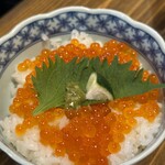 焼鳥ホルモン 炭焼き0式 - いくらのせ