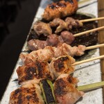 焼鳥ホルモン 炭焼き0式 - 焼鳥盛り合わせ