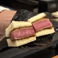 焼肉割烹QUON - 和牛ヒレカツサンド
