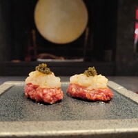 麻布 肉しゃり - ご飯の代わりにお肉がフレークになった肉 しゃり