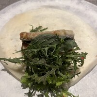 慈華 - 綺麗に盛り付けられていましたが、下の生地で巻こうとした時に崩してしまいました
