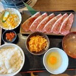 備長炭焼肉 てんてん 松崎店 - 和牛ブリスケ定食