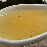 手打ち 蓮 - 塩スープ（塩5種+帆立貝柱）