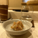 すし崇 - シロカワカジキのなめろう