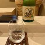 すし崇 - 信濃鶴 純米吟醸55 頑卓