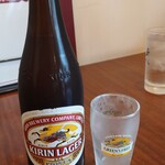 今日海飯店 - 瓶ビール