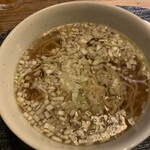 極彩 椿 - 〆の汁麺（醤油）