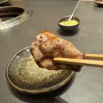 煌 焼肉 - 柚子七味の特上牛タン