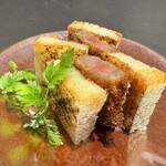 煌 焼肉 - プレミアムカツサンド