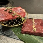 煌 焼肉 - 黒毛和牛レバーとハツ