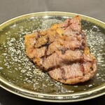 煌 焼肉 - 特選牛ほほ肉の味噌タレ焼き
