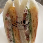 アウルグリーン - 玉子焼き ミックスサンド380円税込✧︎*。