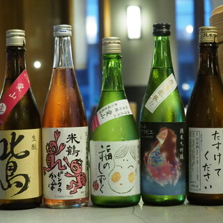 地酒もあり・酒屋厳選の15種以上完備！