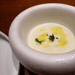 料理とワイン じょかーれ - ジャガイモの冷製スープ