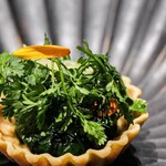 蓮 - ある日のアミューズ“タルト仕立て”